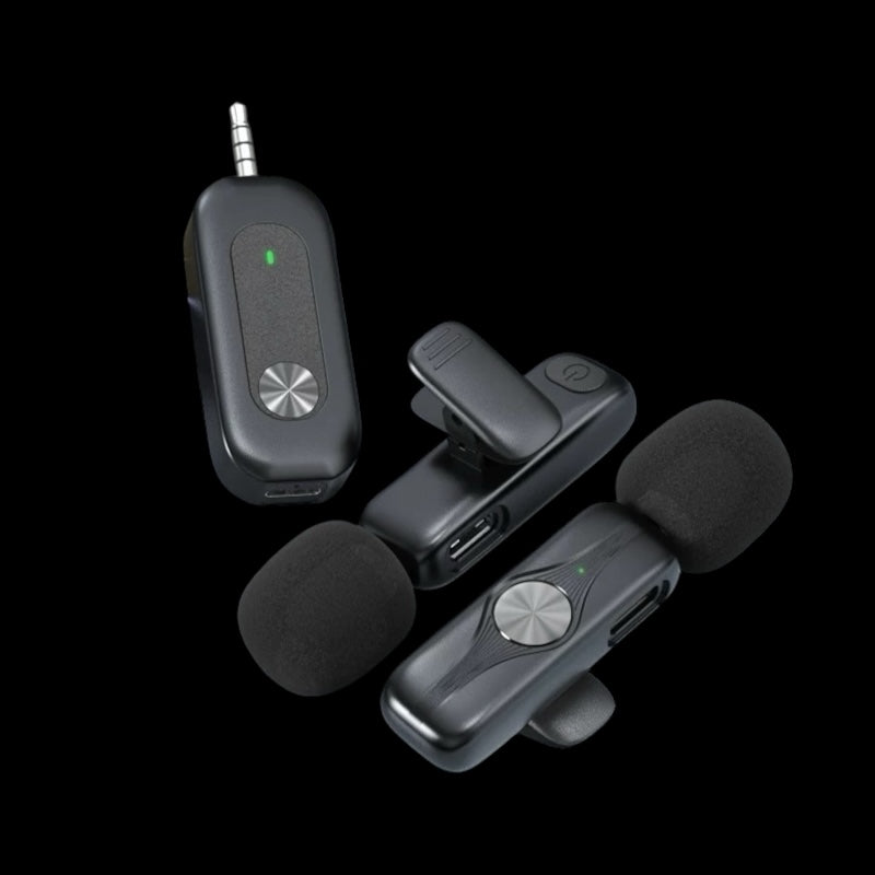 Wireless Microphone Set  (2 Transmitters + 1 Receiver)